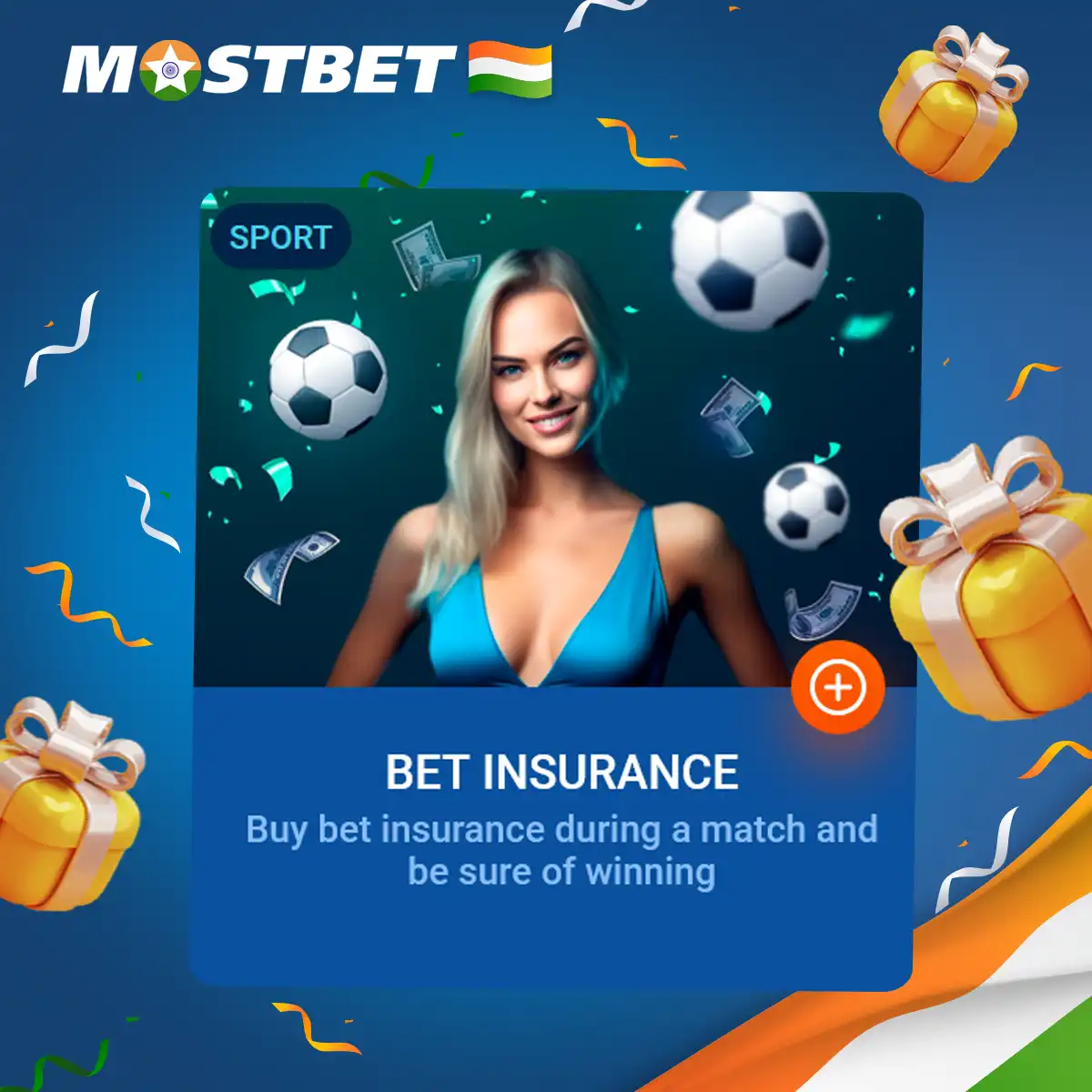 How to get Bet Insurance bonus from mostbet in India?