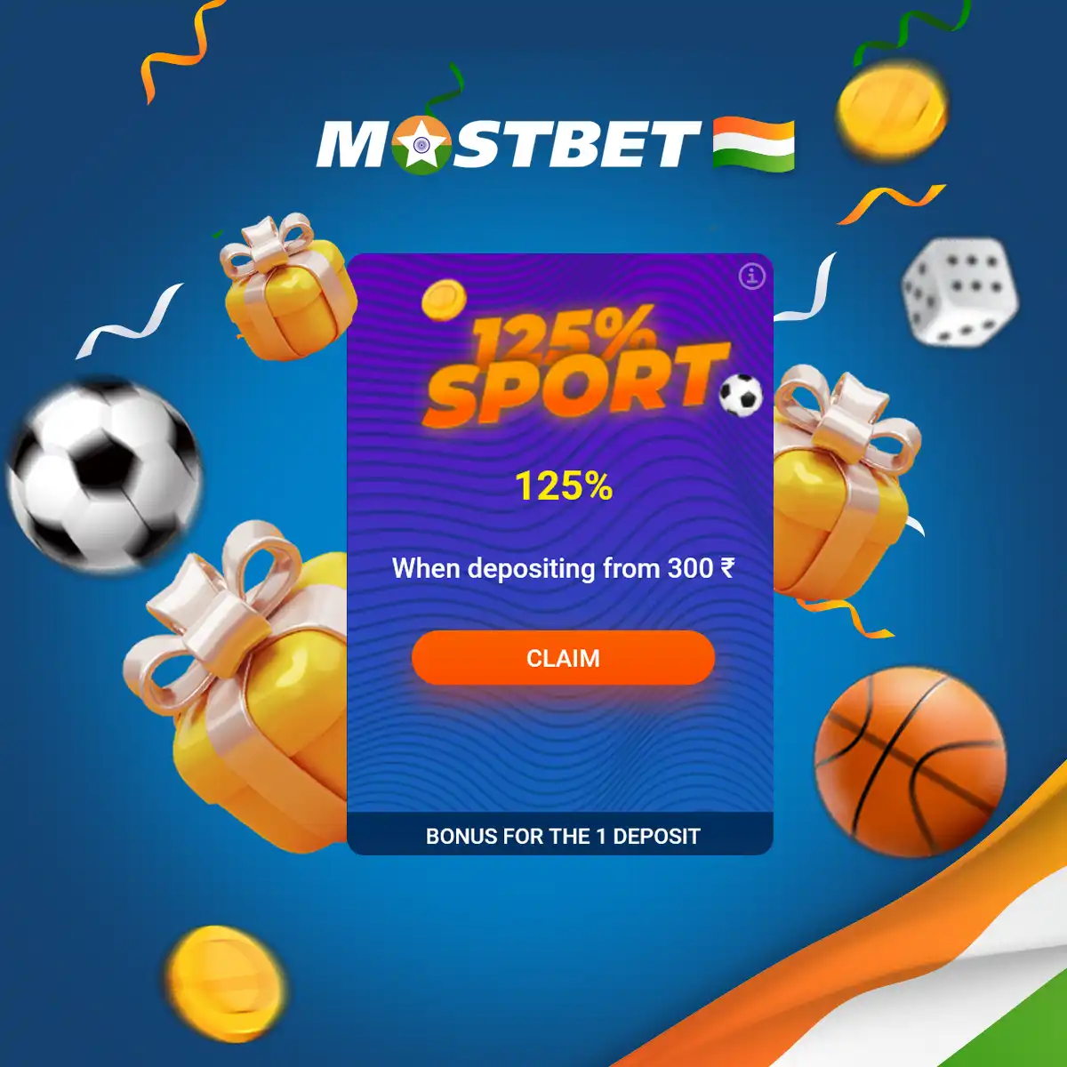 Mostbet First Deposit Bonus for Sports Betting in India