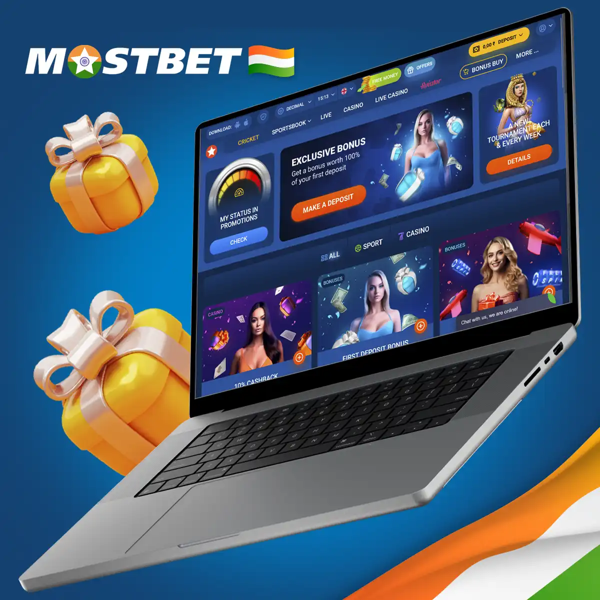 Bonuses and promotions offered by Mostbet in India