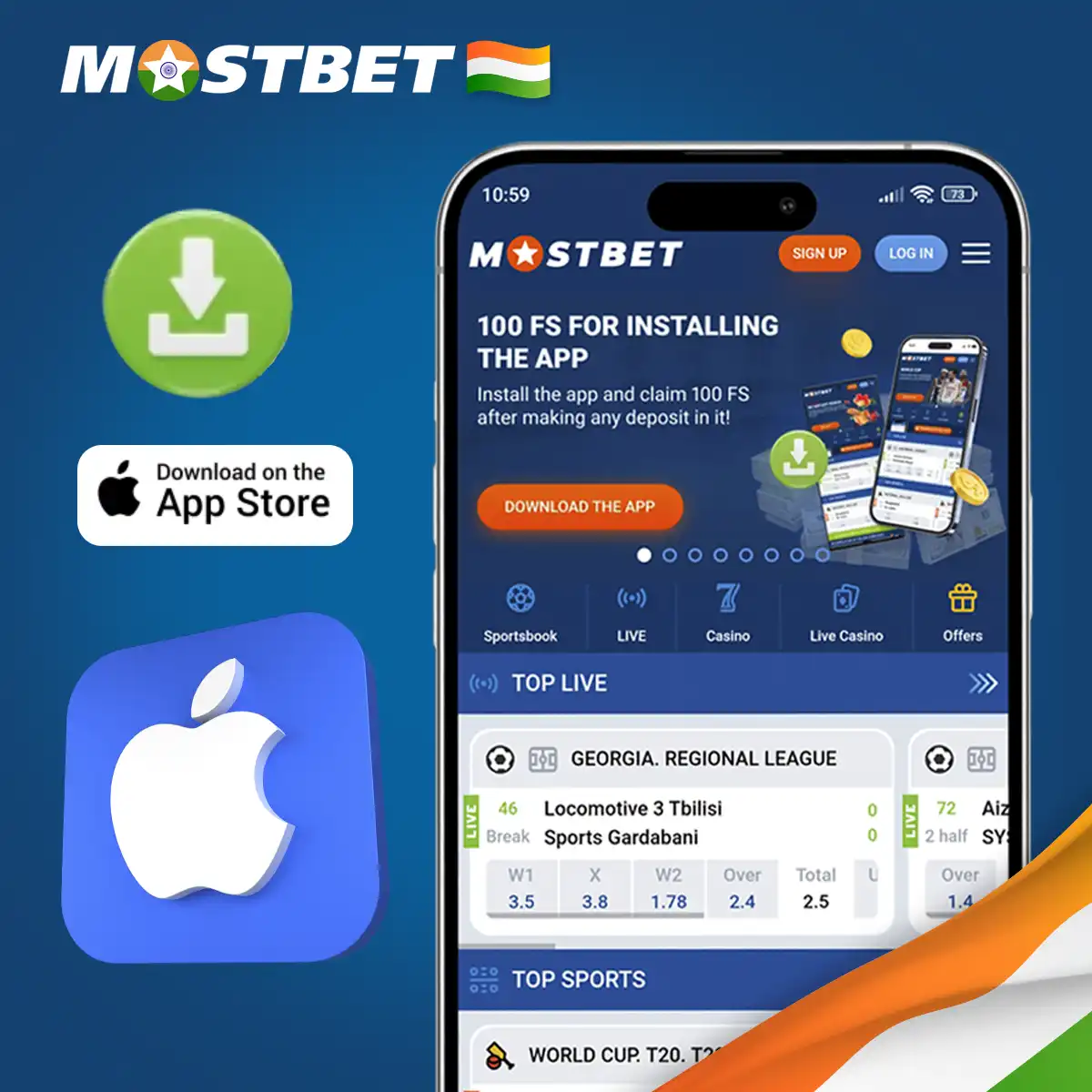 Mostbet app for iOS